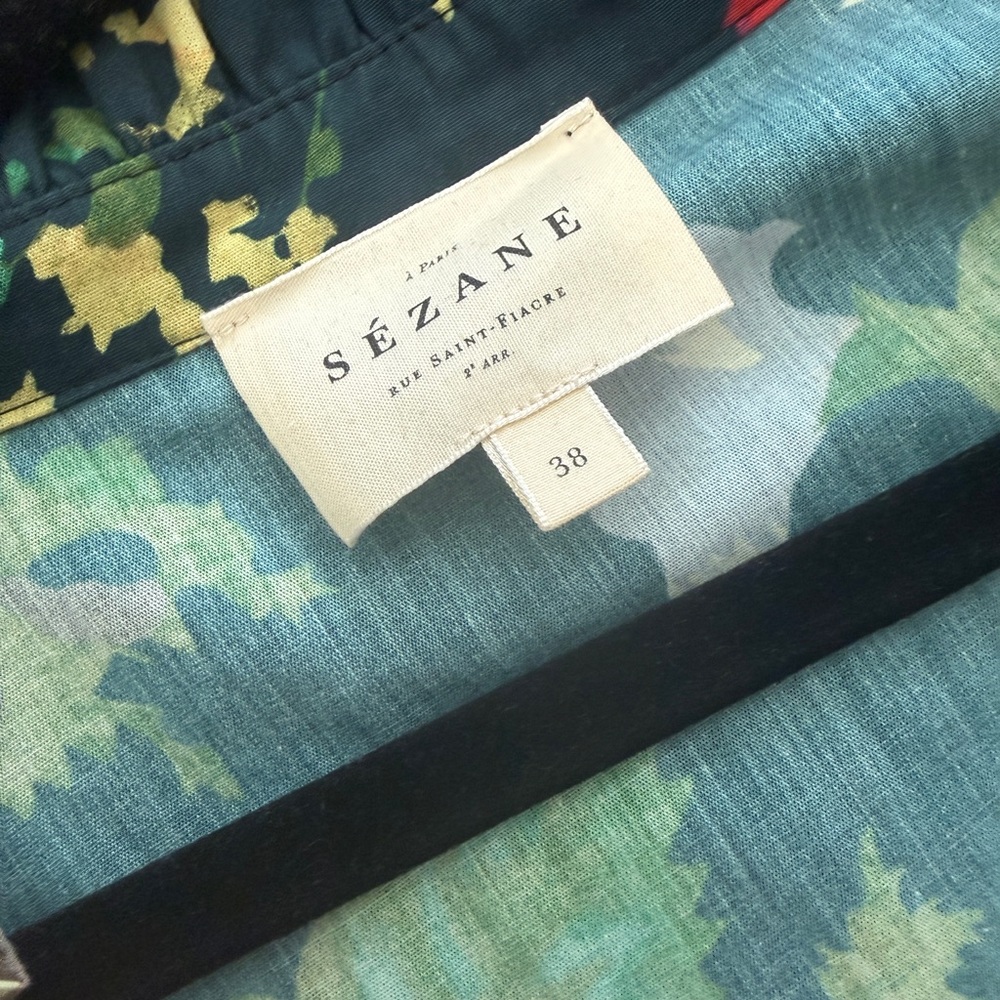 Sezane Floral Mini Dress - Multicolor - Picture 8 of 8